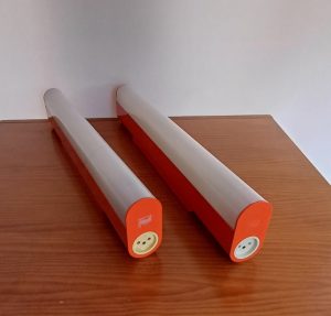 Pareja de tubos fluorescentes