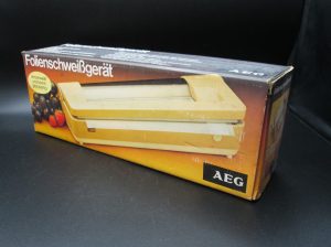 Aparato para soldar bolsas de plástico AEG