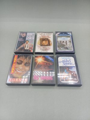 Lote de 6 cintas de cassette