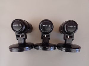 Lote de tres apliques de pared Philips