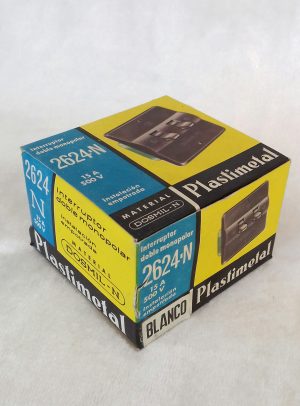 Interruptor doble Plastimetal