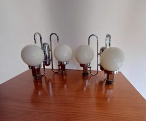 Pareja de apliques dobles