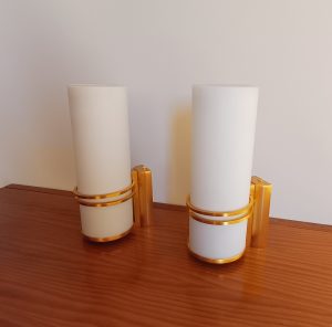 Pareja de apliques de tubo