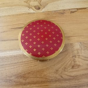 Polvera con espejo inglesa