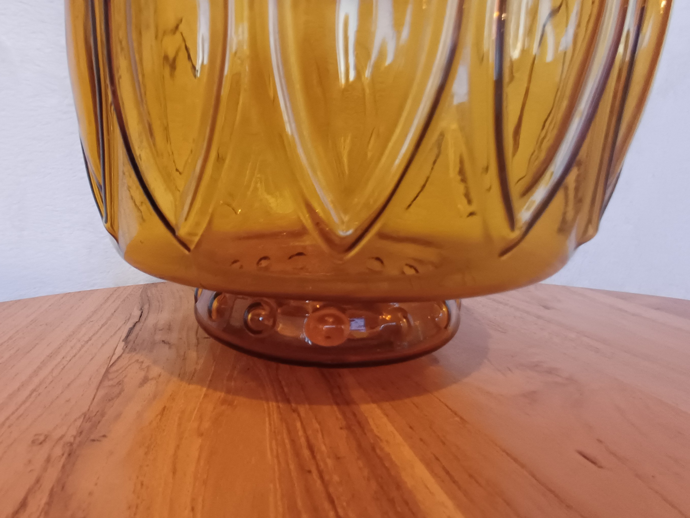 Tulipa de vidrio color ámbar - Imagen 3