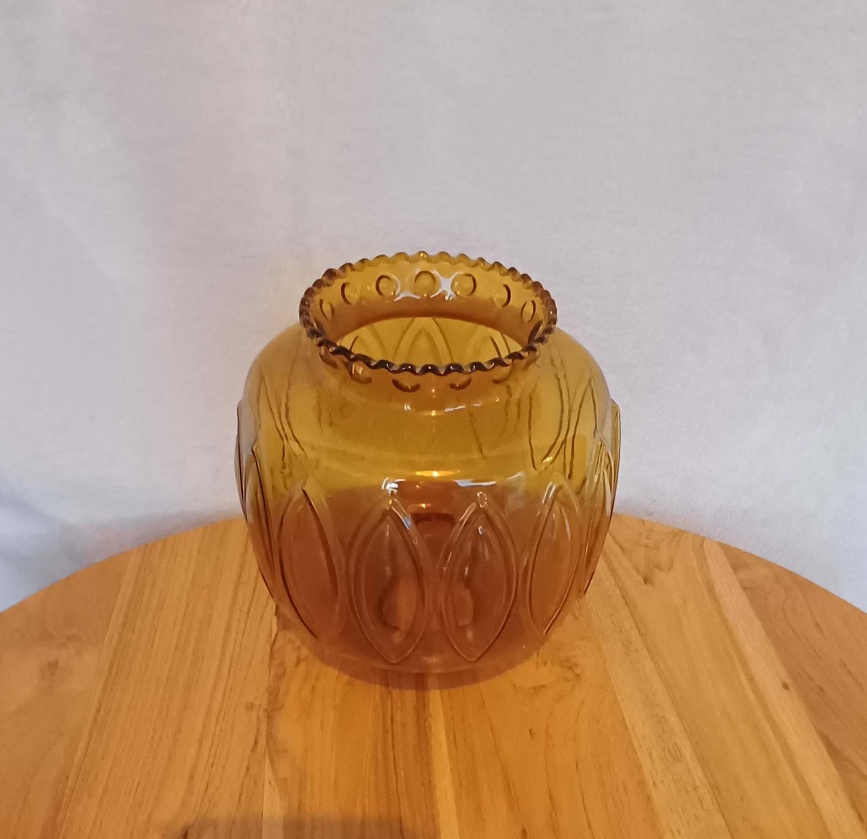 Tulipa de vidrio color ámbar - Imagen 4